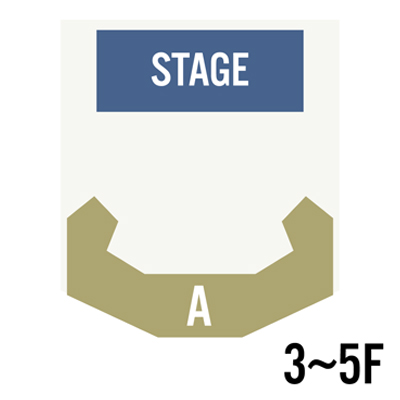 東京ガーデンシアター客席マップ3〜5F